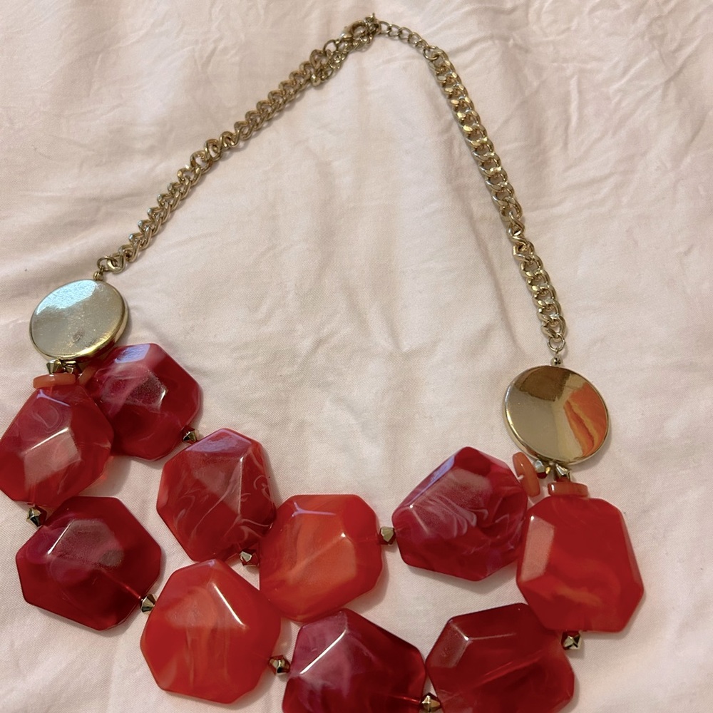 Deep Red Statement Piece